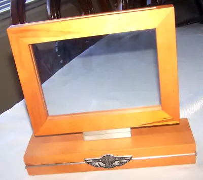 Harley Davidson 100th Anniversary Rotating Wood Collector Photo-Frame 5'' X 7'' • $39.99
