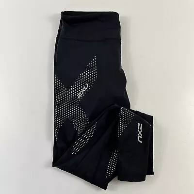 2XU Womens Tights Size Small Compression Black VGUC Running • $35