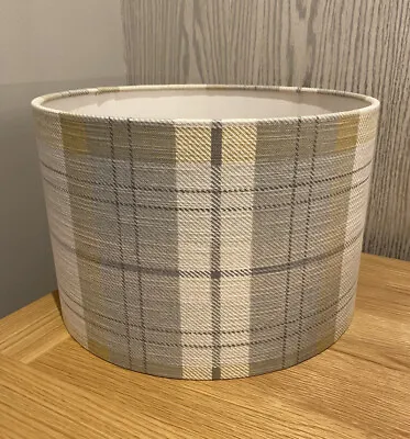 Handmade Lampshade In Prestigious Textiles Munro Chartreuse FabricVarious Sizes • £18.95