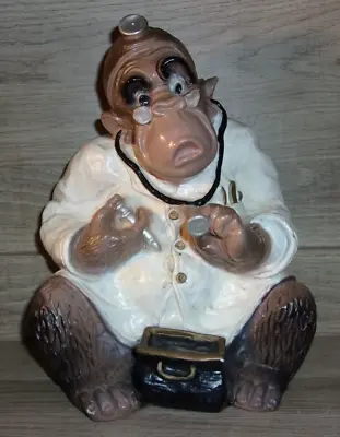 Vintage 1971 Monkey Doctor Universal Statuary Corp Of Chicago Signed J.Kendrick • $13.19
