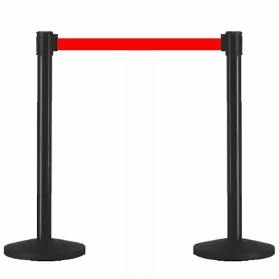 £28.88 • Buy Queue Barrier Crowd Control, Red Retractable Belt. Set Of 2. Next Day Del. Free!