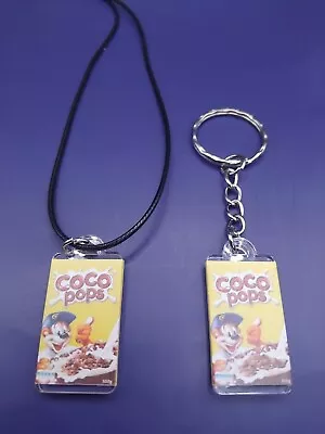  Novelty Cereal COCO POPS  Necklace & Keyring.  • £2.50