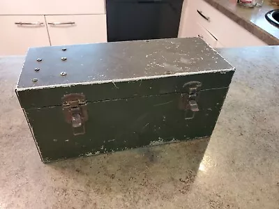 Vintage Original Metal WWII Era Military Container Box Unknown Use • $20