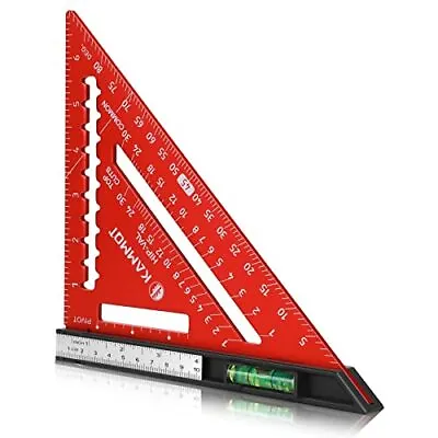 Carpenter Square Woodworking With Level 7 Inch Rafter Square Aluminum Triangl • $19.99