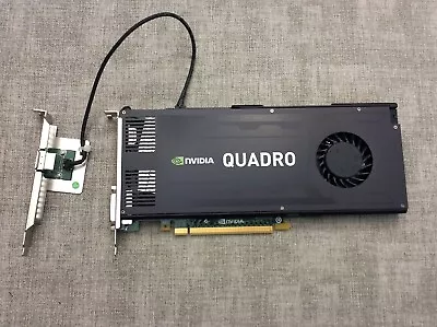 Pny Nvidia Quadro K4000 3gb Gddr5 Pci-e Video Graphics Card Vcqk4000-t • $45