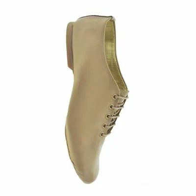 Starlite Tan Split Sole Jazz Shoes Dance Adult Unisex UK 9 • £12.50
