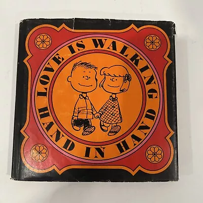 Love Is Walking Hand In Hand Charles Shulz 1965 Vintage Book Peanuts Snoopy HCDJ • $14