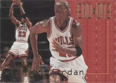 1995-96 Fleer - End 2 End #9 Michael Jordan • $1