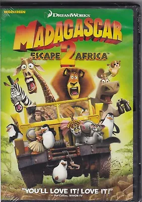 Madagascar: Escape 2 Africa (DVD 2009 DreamWorks) FACTORY SEALED NEW • $2.19