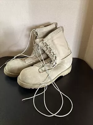 Bates Gore-Tex Combat Military Tan Boots Vibram Soles Mens Size US 11.5 • $19.99