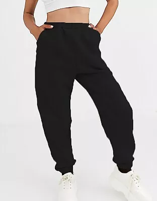 Ladies Oversize Jogging Bottoms Casual Gym Outwear Trouser Running Joggers Pants • £9.99