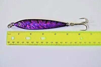 1 To 10 Pcs 4.5oz Mega Live Bait Metal Jig Purple Mackerel Saltwater Fish Lures • $11.99