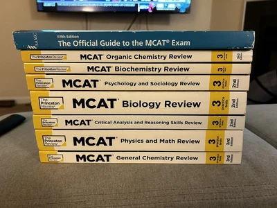 $50 • Buy The Princeton Review MCAT Subject Review Complete 7-Book Set 2nd/3rd Edition