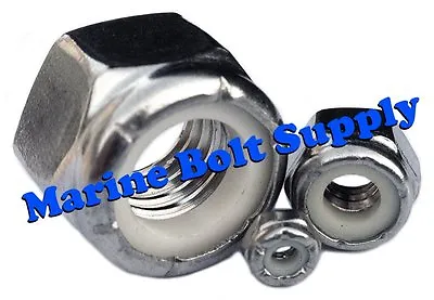 Stainless Steel Nylon Insert Lock Nuts (Sizes 4-40 To 1/2-13) • $9.95