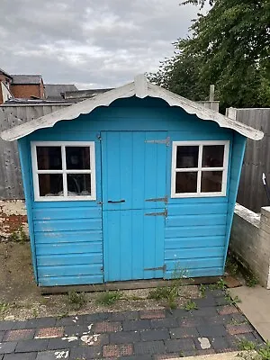 £80 • Buy Kids Wooden Playhouse Small Shed 6ft X 4ft