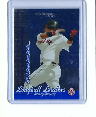 2005 Donruss Longball Leaders 1370/1500 Manny Ramirez #LL-11 • $2.99