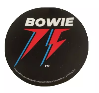 *ULTRA RARE* Official Merchandise DAVID BOWIE ‘BOWIE 75’ STICKER London Pop-Up • £7.99