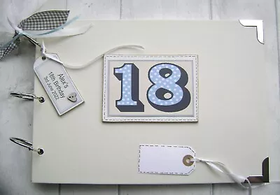 A4 Size. Personalised 18th  Birthday Scrapbook/memory/Photo Album/guest Book • £19.50