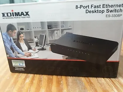 Edimax ES-3308P 8-Port Fast Ethernet Desktop Switch • £6