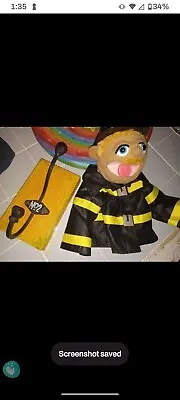 Melissa & Doug Firefighter Puppet And Wall Hanger • $30