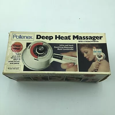 Vintage Pollenex Deep Heat Massager Pain Management Hand Held Relief HM10A4 • $20.07