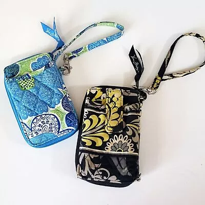 Vera Bradley Wallet Wristlet Set Of 2 - Baroque & Doodle Daisy • $17.98