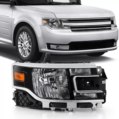 [Right Passenger Side] For 13-19 Ford Flex Chrome Housing Projector Headlight • $185.95