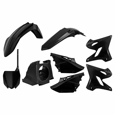 Polisport Restyle Plastic Kit Set 2019 Style Black Yamaha YZ125 YZ250 2002-2020 • $165.23