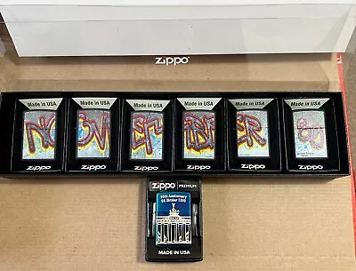 Zippo Windproof Lighter Set Of 7 November 89 Fall Of Berlin Wall LIMITED 300 NEW • £349.95