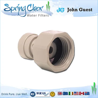 £5.10 • Buy John Guest 3/4 BSP - 3/8  Push Fit Tap Connector, Ro Unit, Fridge Filters,Water