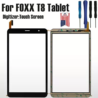 8  Touch Screen Digitizer Glass Panel Replacement For Foxx T8 / Foxxd T8 Tablet • $13.49