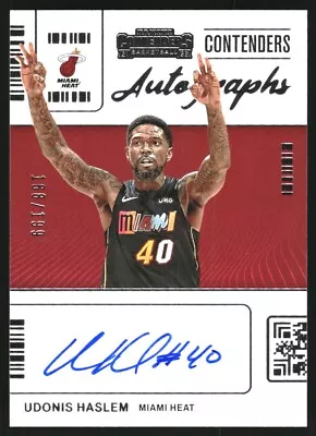 2021-22 Panini Contenders Autographs #9 Udonis Haslem Auto /199 • $9