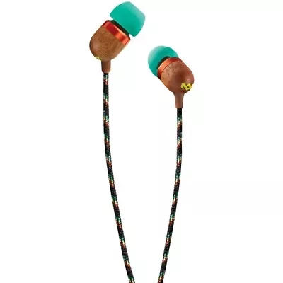 House Of Marley EM-JE041-RA Smile Jamaica In-Ear Earbuds With Microphone (Rasta) • $22.99