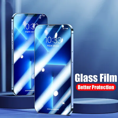 $5.82 • Buy 3-Pack Tempered Glass Screen Protector Film For IPhone 14 Pro Max 13 12 11 XS XR