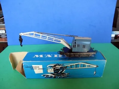 Vintage Marklin 4611 Crane Truck In Box - HO - 1960's - W. Germany - Nice! • $20