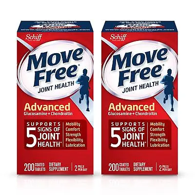 Move Free Advanced Tablets (200 Count Box) - Joint Health Supplement With • $68.24