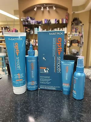 Matrix Opti Smooth Permanent Smoothing System Resistant Hair 2 Applications New • $40