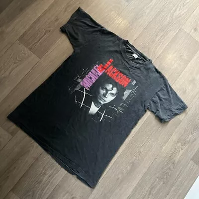 MICHAEL JACKSON BAD TOUR 1988 VINTAGE T SHIRT M/L 22ptp • £85