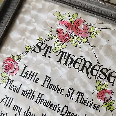 Vintage St. Therese Novena Little Flower Art Philadelphia Catholic History Saint • $34.99