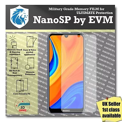 NanoSP Huawei Y6s 2019 TPU Screen Protector FILM Hydrogel COVER • £3.99