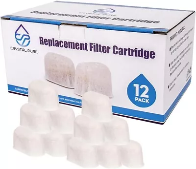 Crystal Pure 12 Pack Water Filters Compatible With Breville BES840 BES860 -AU • $23.99