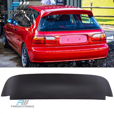 Fit 92-95 Honda Civic EG EH Hatchback Duckbill Style Window Roof Spoiler Wing • $110.99