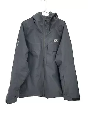 Mountain Hardwear Cloud Bank Jacket Gore-Tex Insulated Ski Dark Gray Black XL • $165