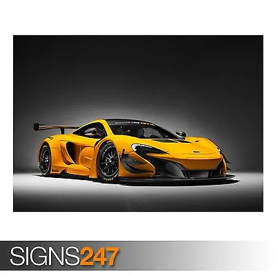 MCLAREN 650S GT3 2016 (9075) Car Poster - Photo Poster Print Art A0 A1 A2 A3 A4 • £3.95