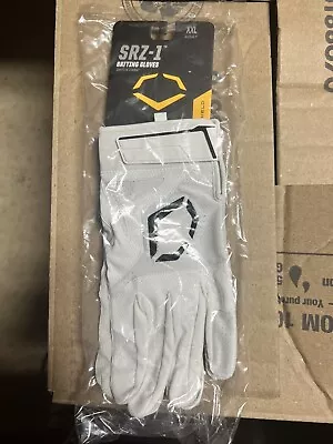 Evoshield SRZ-1 Adult Batting Gloves - White/Black - Size XXL • $18