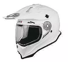 Just1 J14 Solid Carbon Helmet White Gloss Medium M 607329018100004 Motorcycle • $75