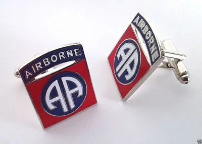 82ND AIRBORNE DIVISION US ARMY CUFF LINKS Military 14674-C HO • $18.88