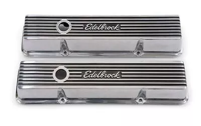 Edelbrock Valve Cover Elite II Series For Chevrolet 1959-1986 262-400 CI V8 Low • $171.69