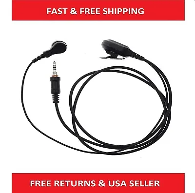 Earpiece Mic Microphone For Yaesu Vertex FTA-450 FTA-550 FTA-750 VX-6R 7R FT270R • $14.97