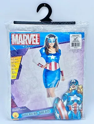 Women's Marvel American Dream Cosplay Costume Size Small Dress Size 2-6 • $18.95